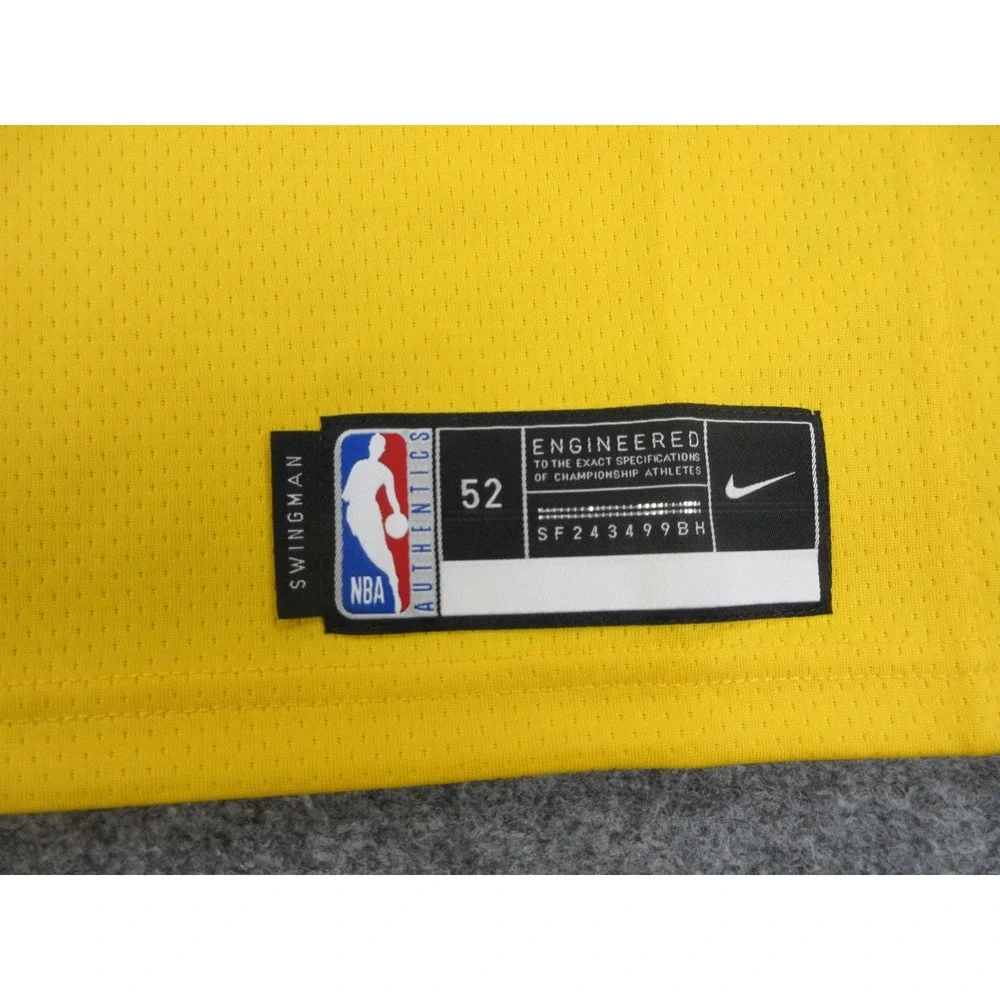 Los Angeles Lakers‎ Jersey Mens XL 52 Yellow NBA Basketball LeBron James Nike